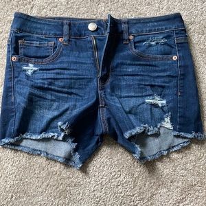 Medium wash Jean shorts